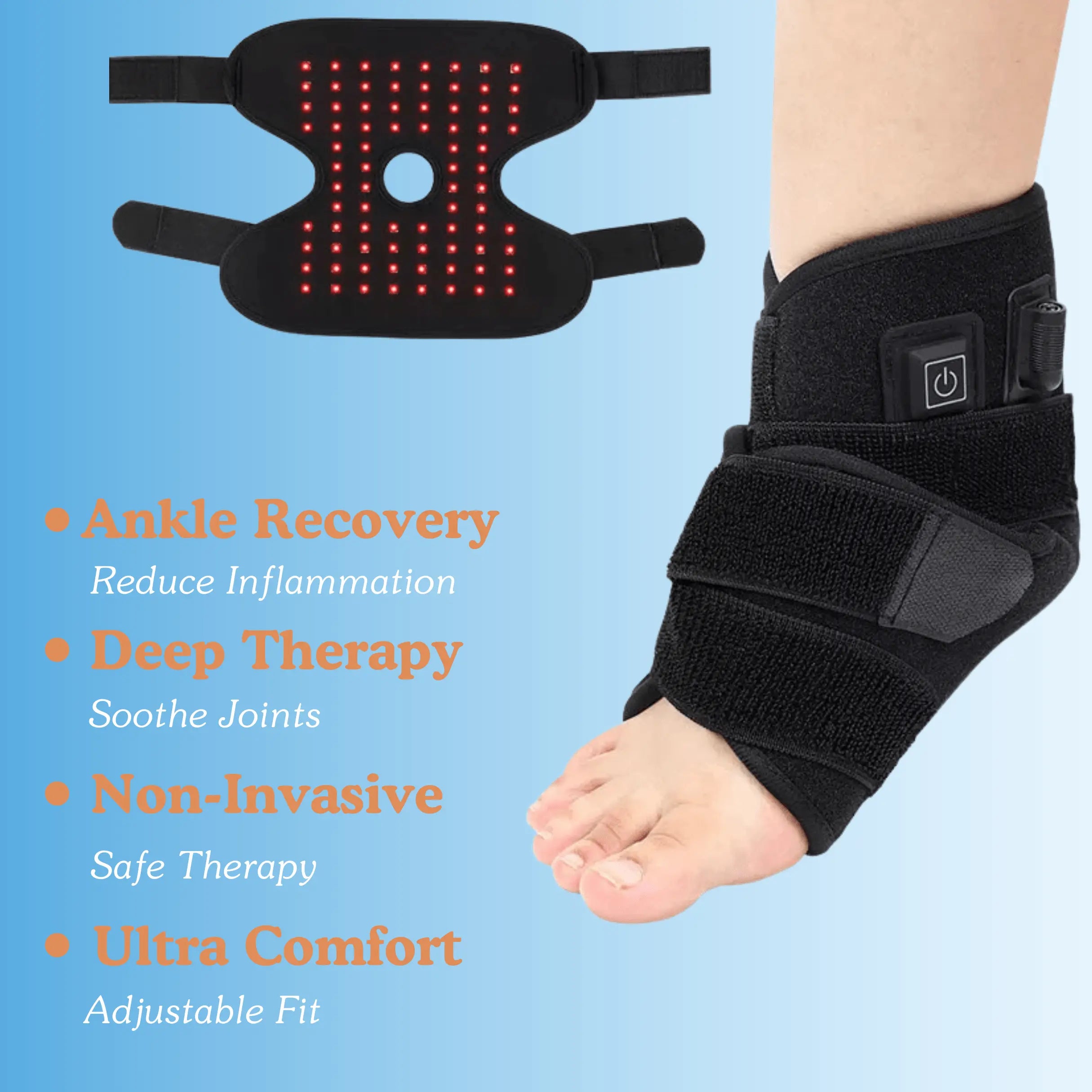 Red Light Therapy Ankle Massager