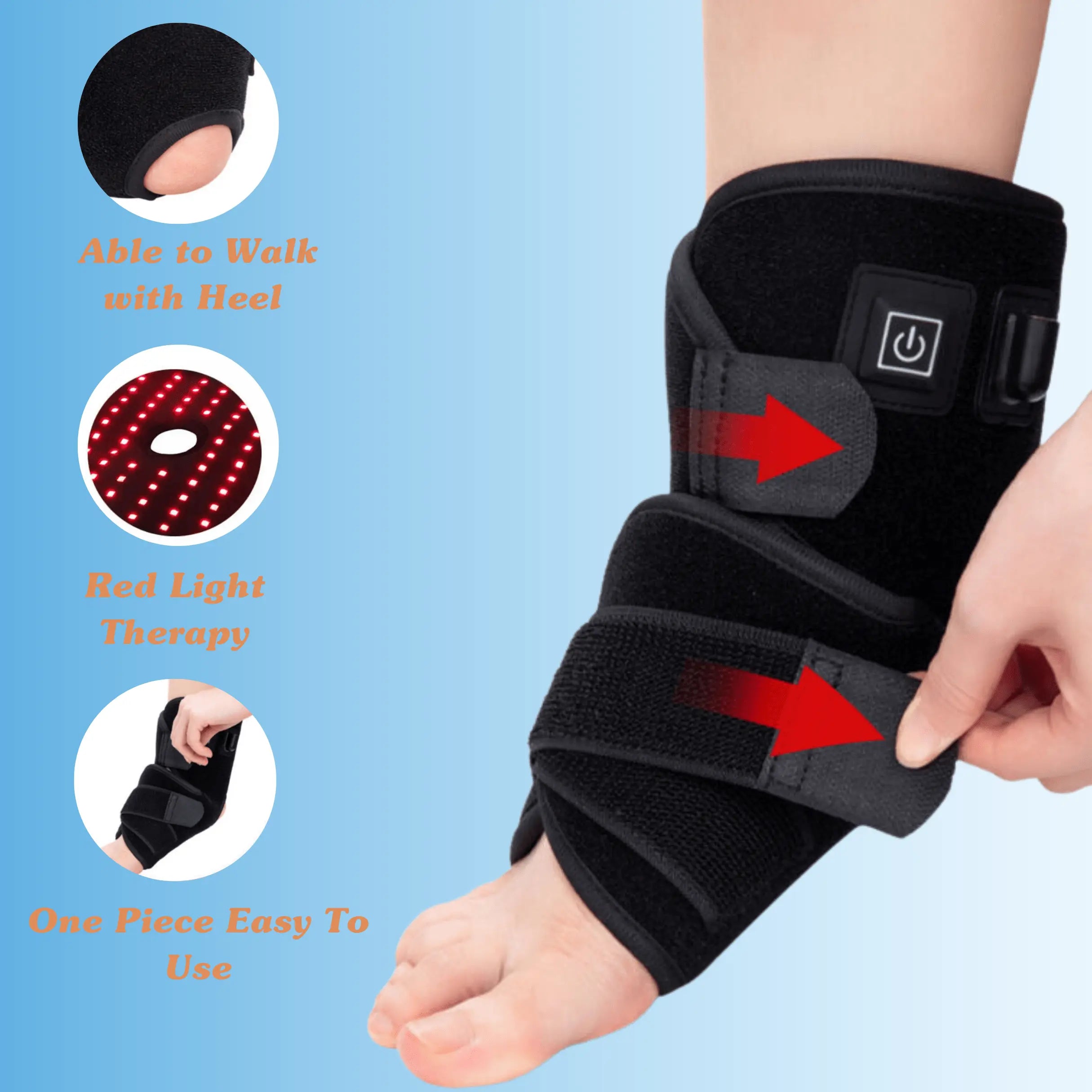 Red Light Therapy Ankle Massager