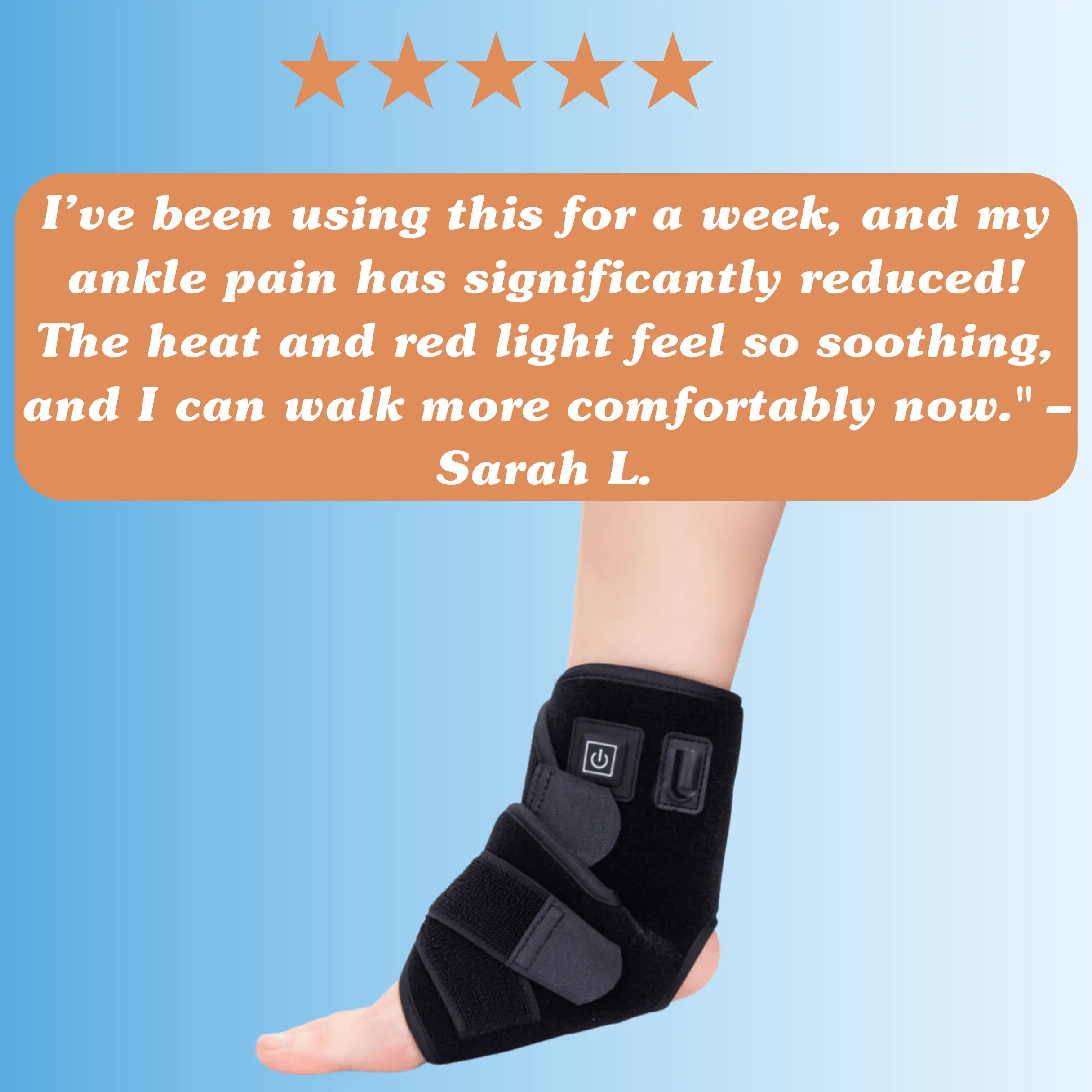 Red Light Therapy Ankle Massager