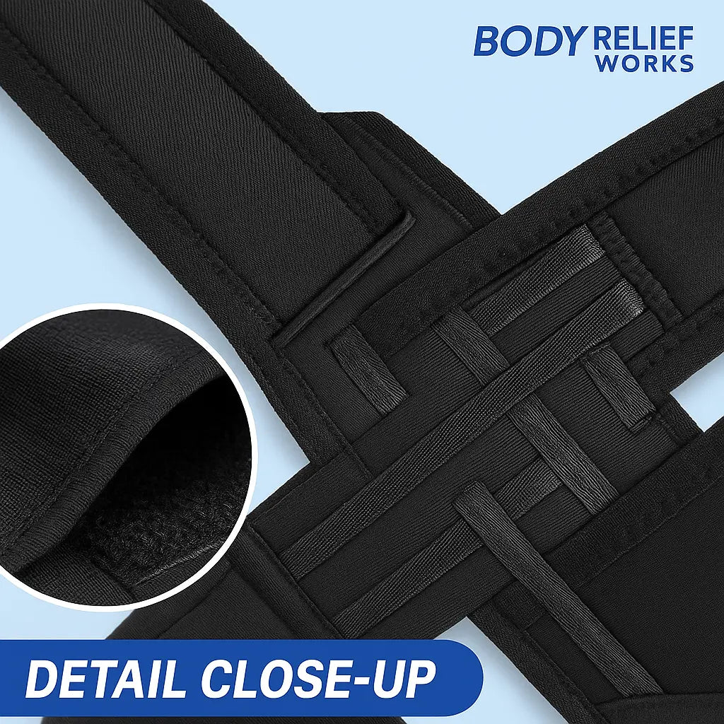 Adjustable Posture Corrector for Back Support and Shoulder Alignment