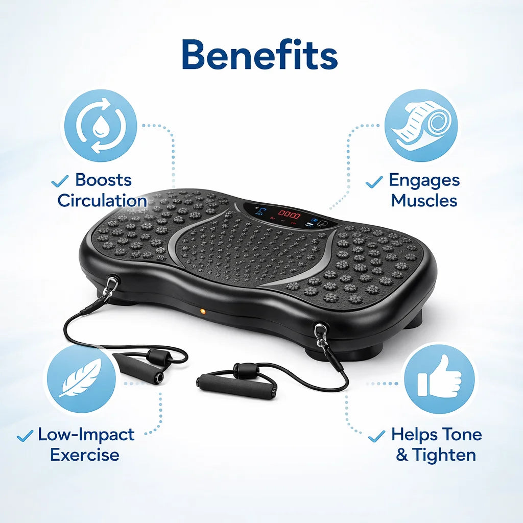 Vibration Fitness Machine Full‑Body Trainer Exercise And Tone