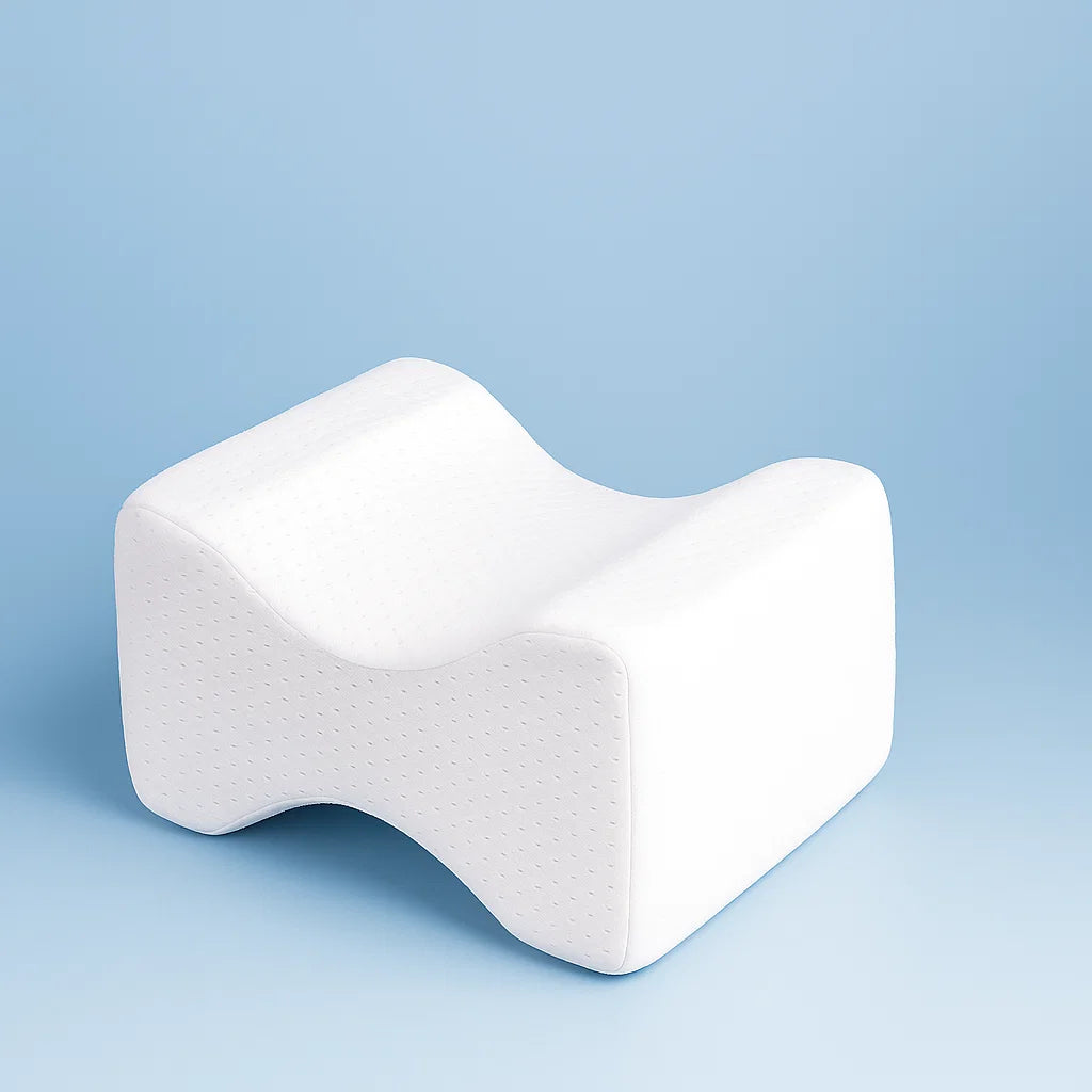 Double Sided Memory Foam Knee Pillow for Hip and Leg Support