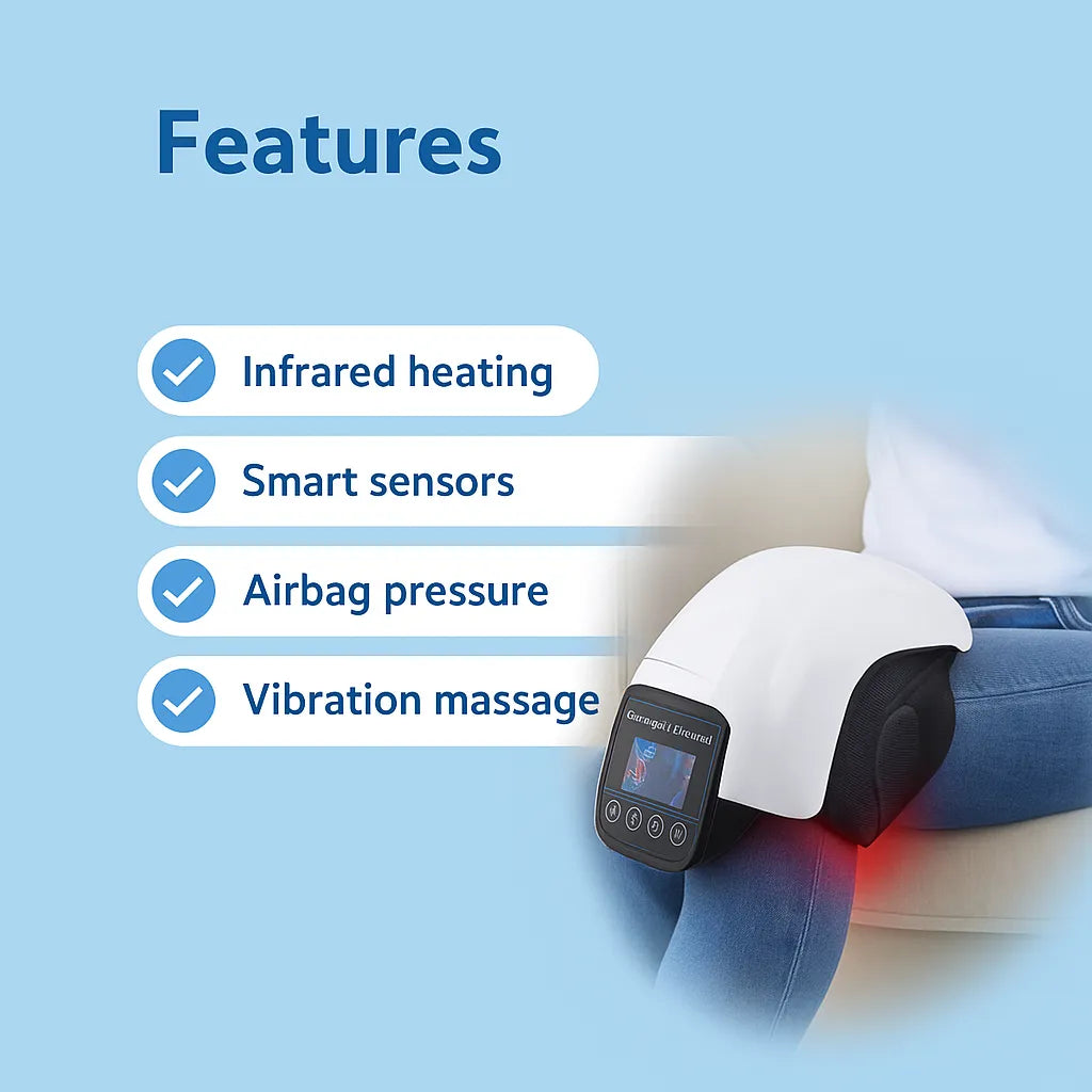 Knee Massager Machine with Heat and Compression