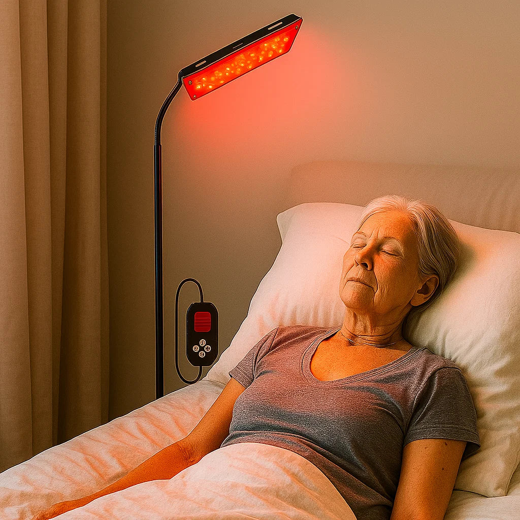 Red Light Therapy Lamp with a Stand