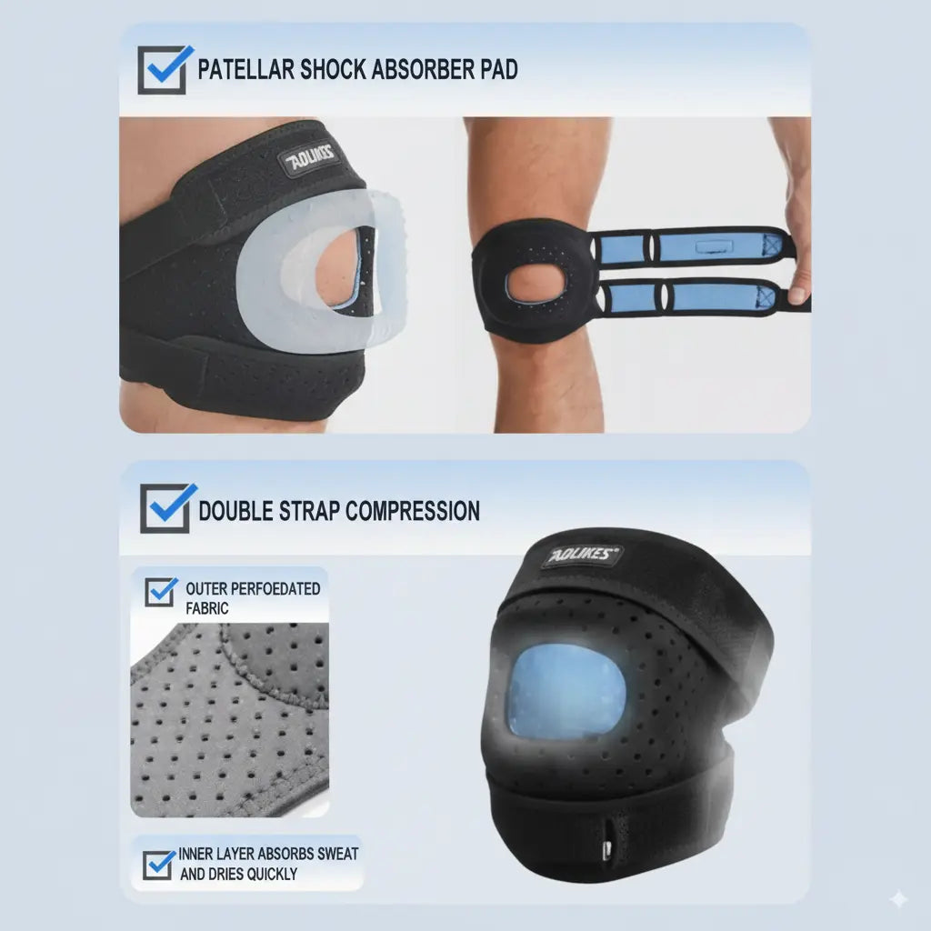 Knee Brace for Patella Relief and Joint Stability