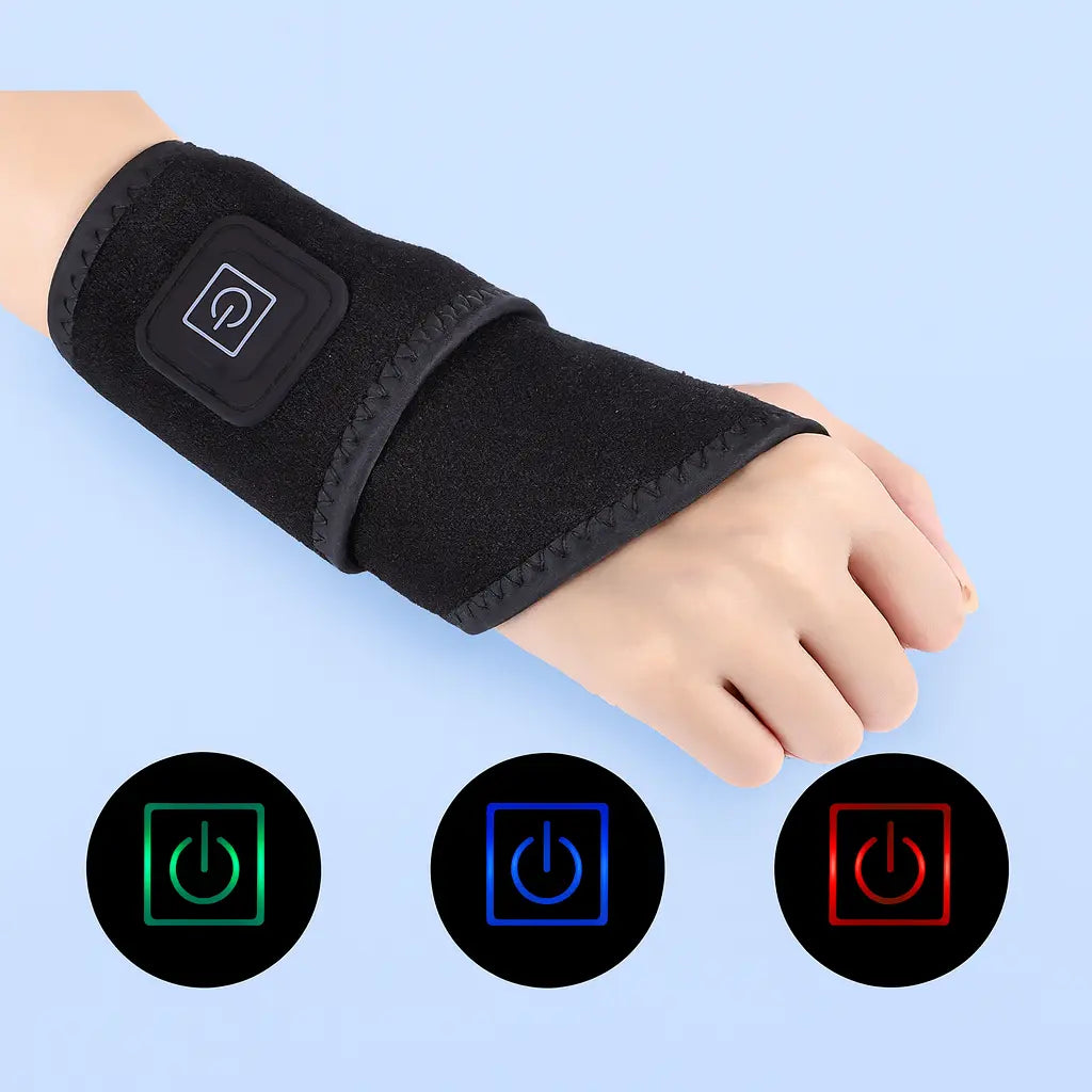 Heated Wrist Brace For Ache Relief And Hand Therapy