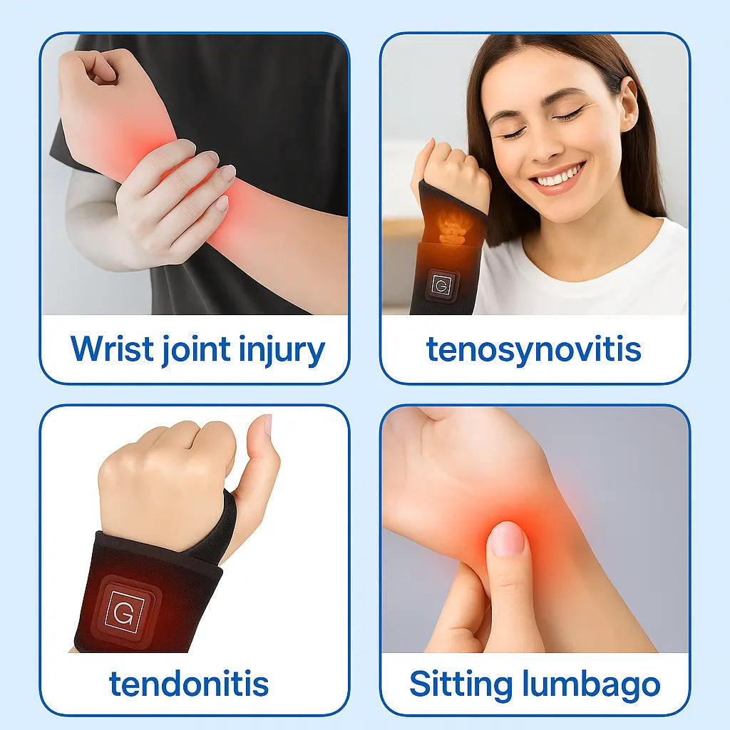 Heated Wrist Brace For Ache Relief And Hand Therapy