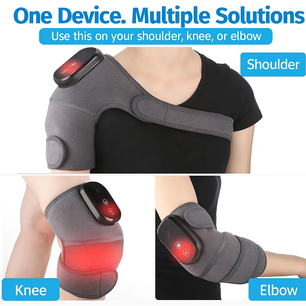 Knee Brace with Heat and Massage Therapy