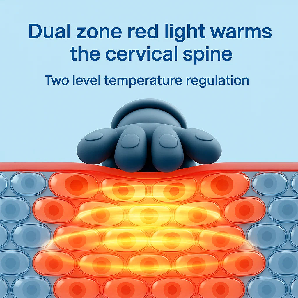 Bionic Hands Neck and Back Massager with Heat for Deep Relief