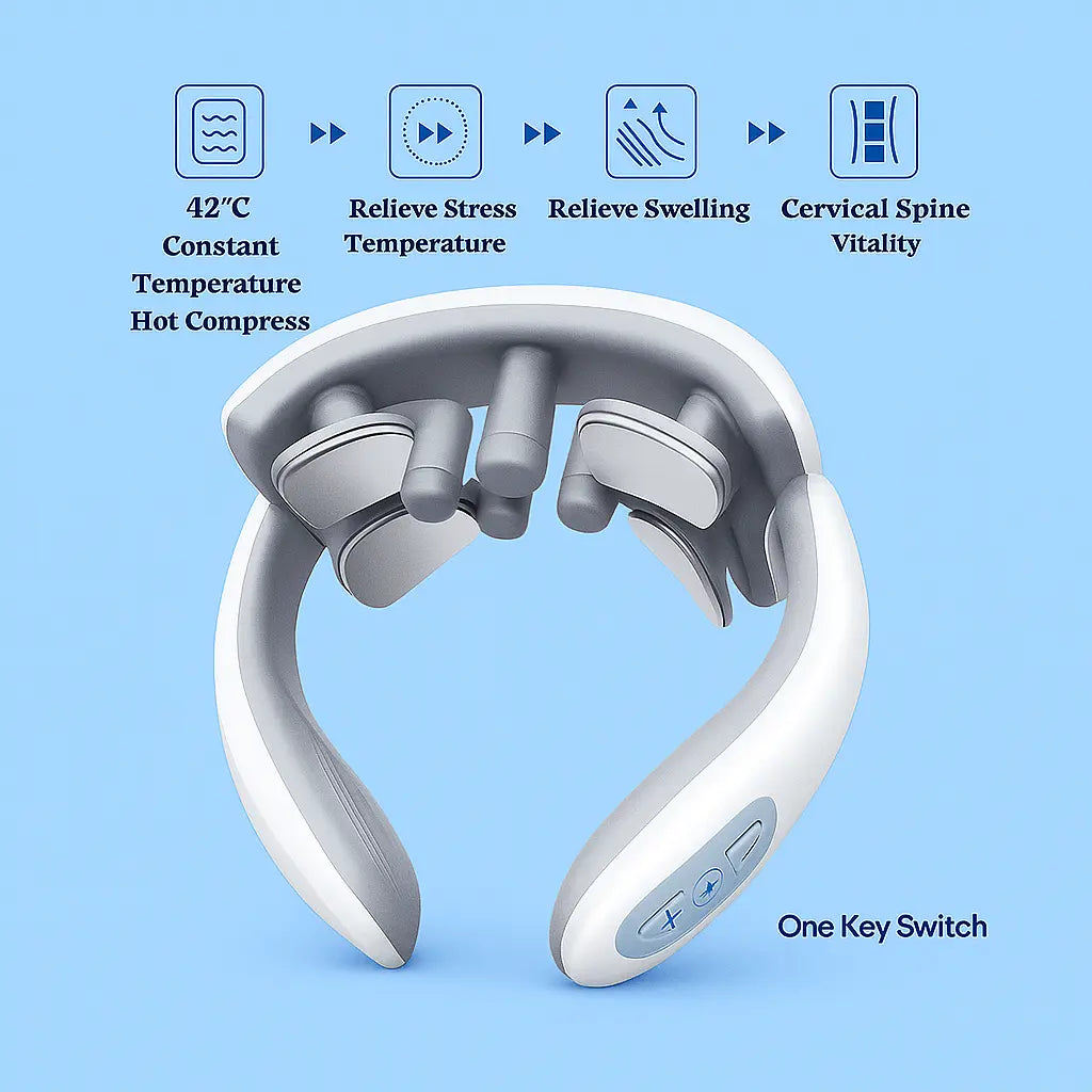 Neck Massager for Deep Relief and Muscle Relaxation