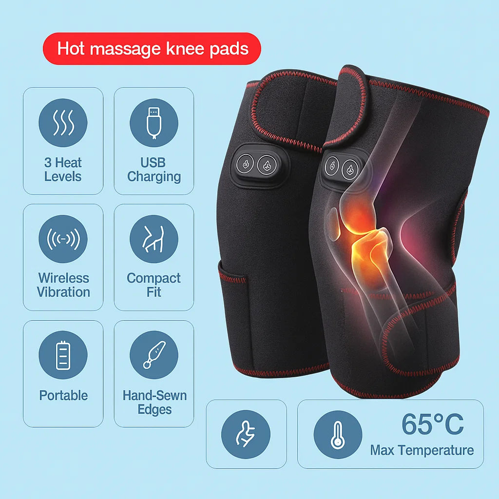 Knee Massager with Heat and Vibration