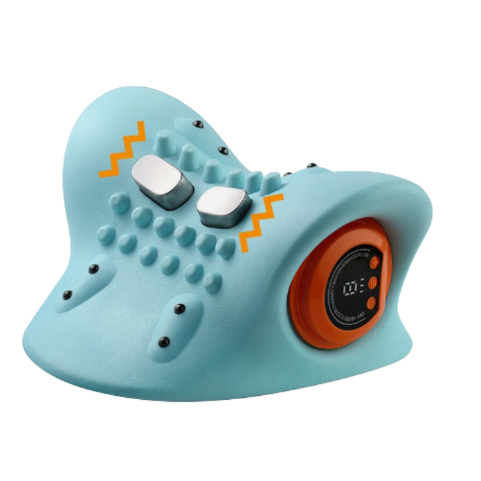 EMS Neck Massager with Heat and Traction