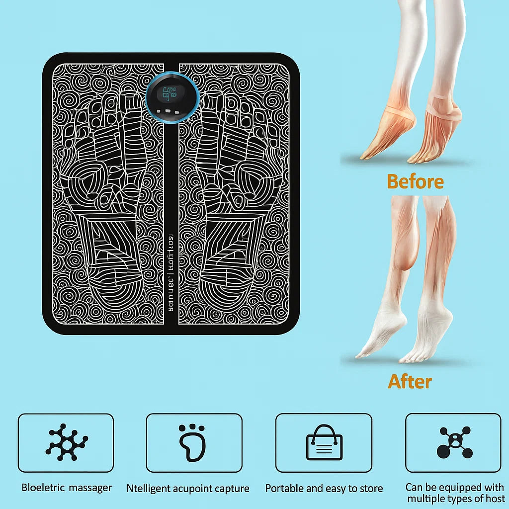 NeuroPulse™ EMS Foot Massager Mat for Neuropathy