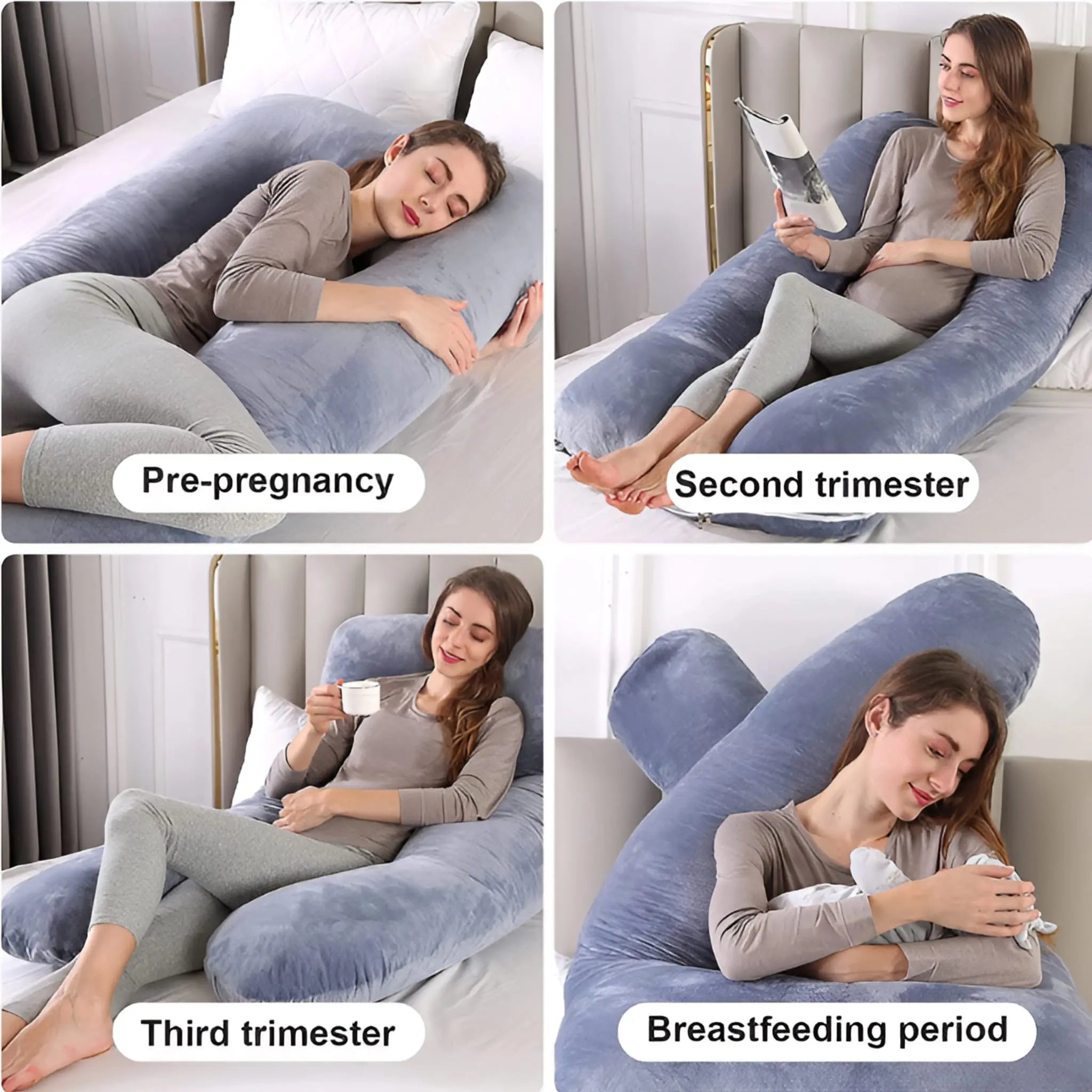 DreamNest™ Body Pillow for Pregnancy