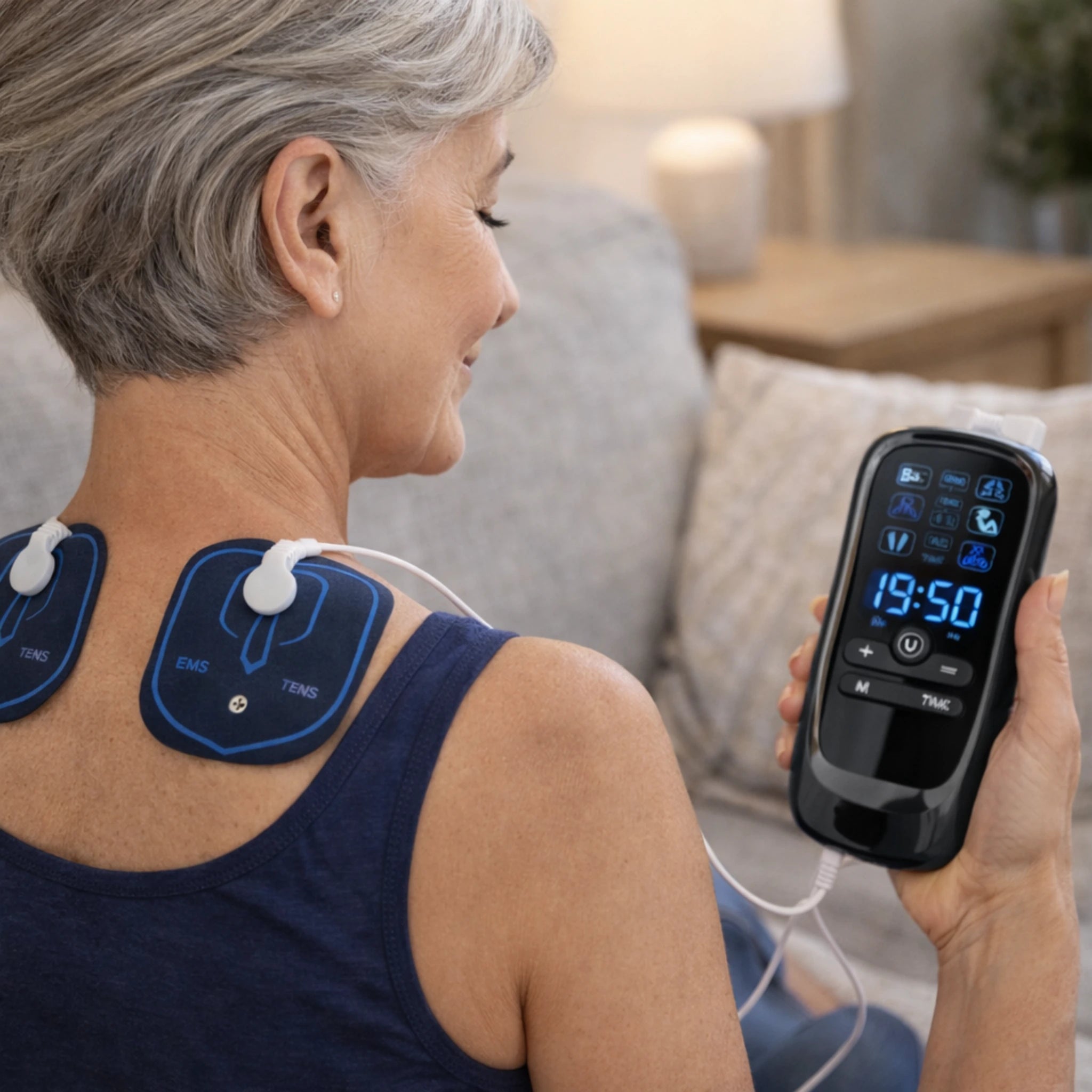 Wireless EMS TENS Machine for Muscle Recovery & Sore Muscle Relief