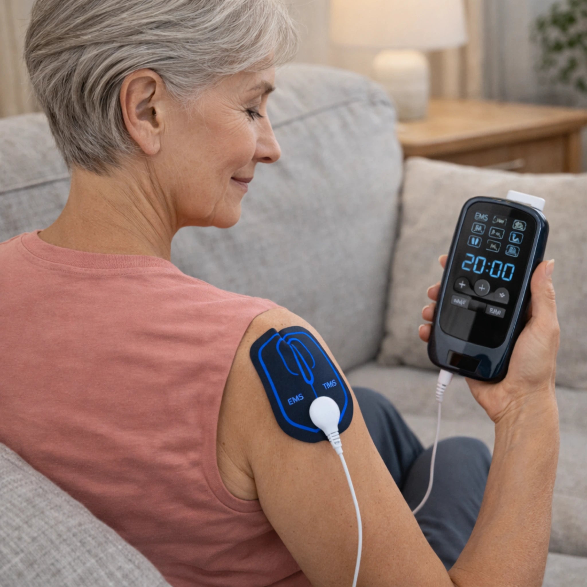 Wireless EMS TENS Machine for Muscle Recovery & Sore Muscle Relief