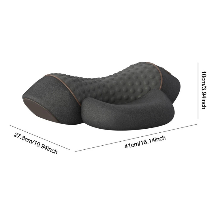NeckEase™ Neck Massager Pillow with Heat and Traction for Neck Pain Relief