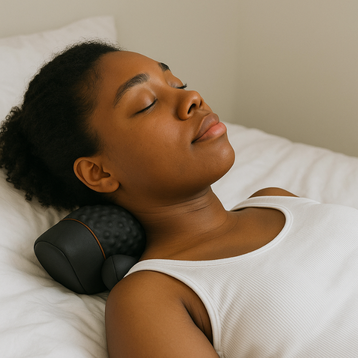 NeckEase™ Neck Massager Pillow with Heat and Traction for Neck Pain Relief