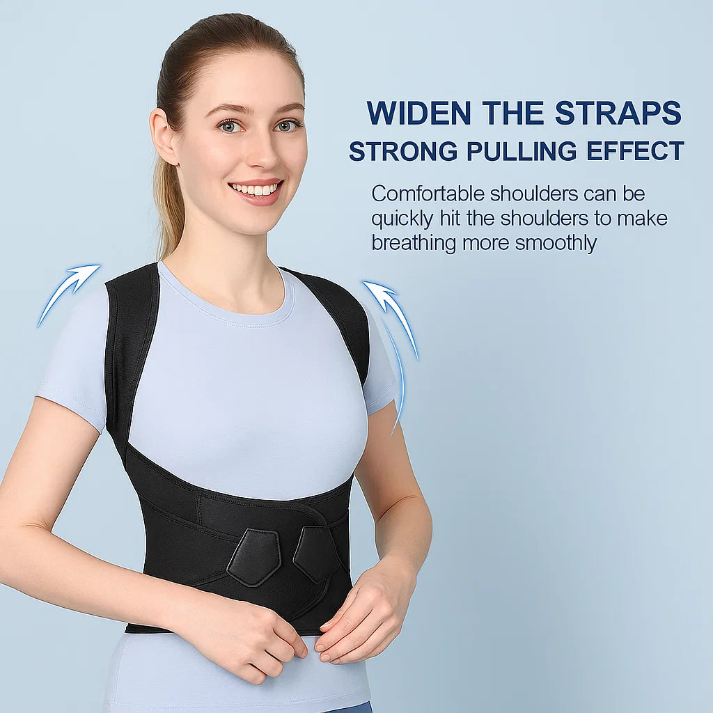 Adjustable Posture Corrector for Back Support and Shoulder Alignment