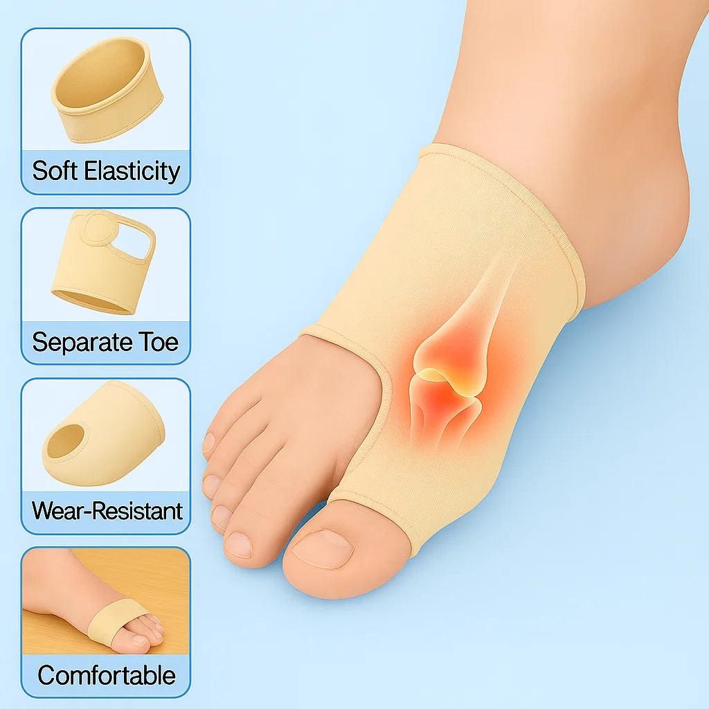 Bunion Corrector Pair with Big Toe Splint and Foot Separator
