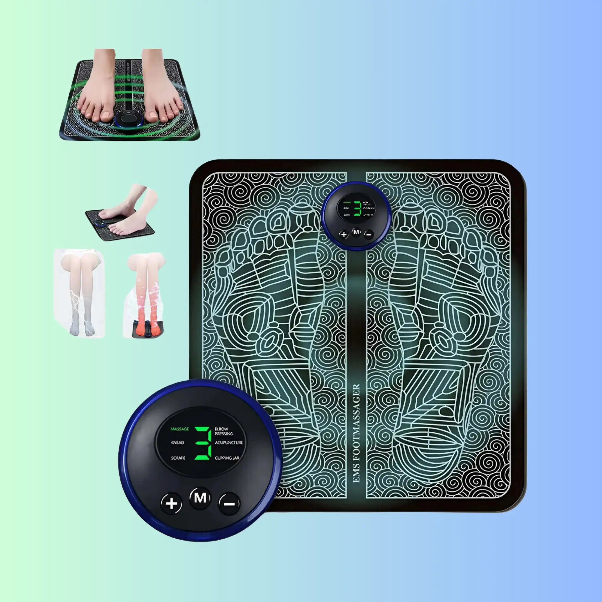 NeuroPulse™ EMS Foot Massager Mat for Neuropathy