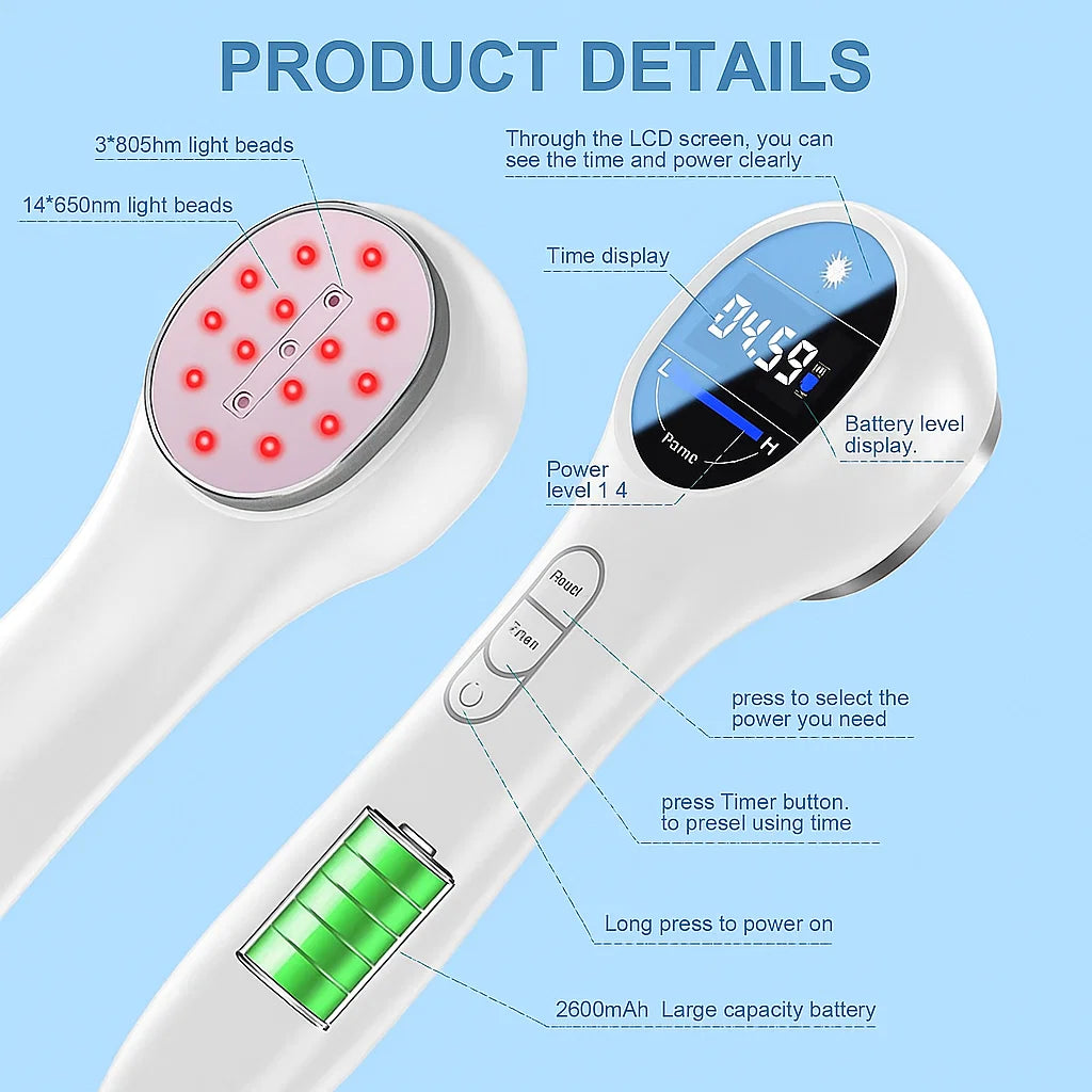 Red Light Therapy Device for Recovery and Healing