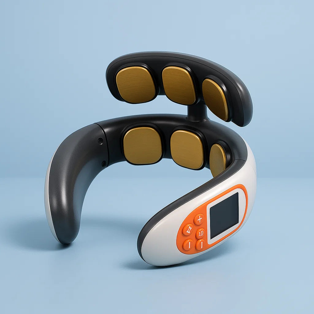 Electric Neck Massager with TENS and Heat Therapy