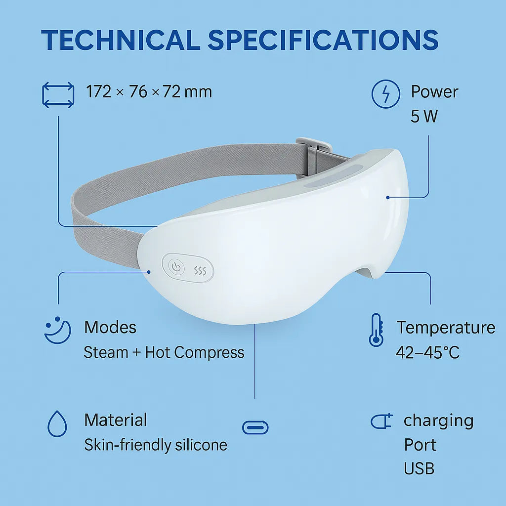 Electric Eye Massager for Headache and Migraines Relief