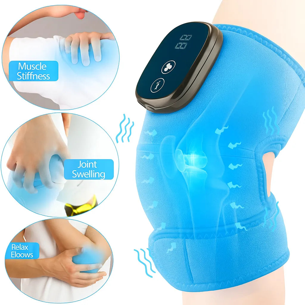 Knee Brace with Heat and Massage Therapy