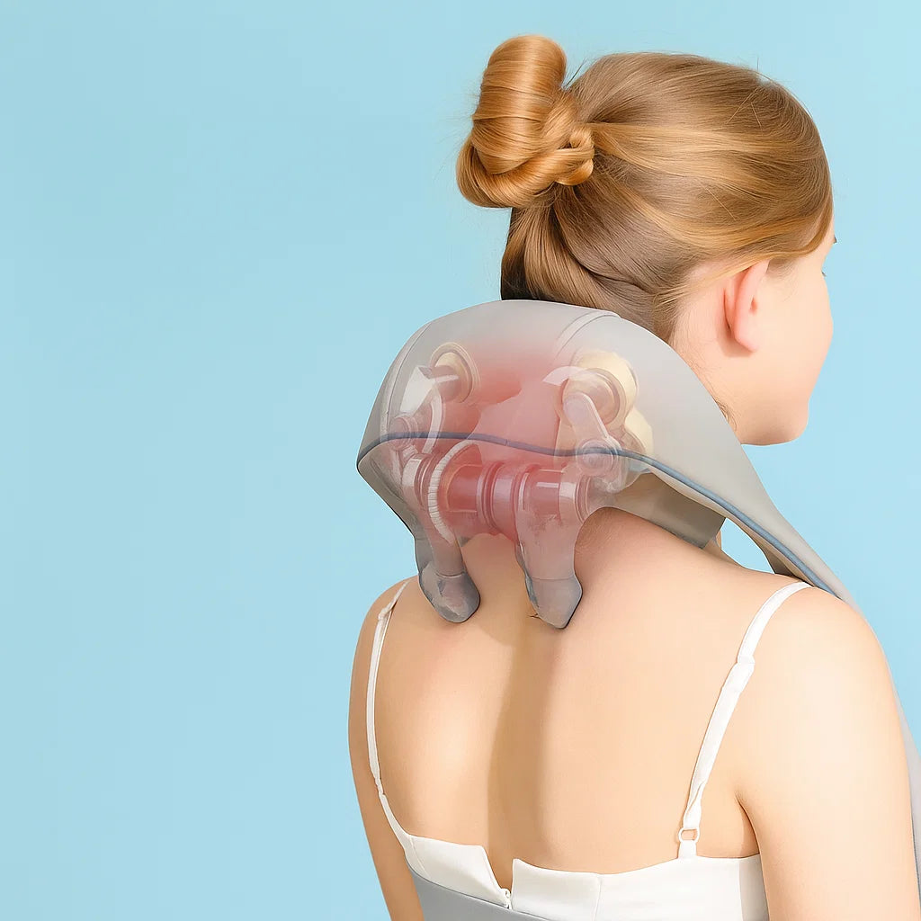 Shiatsu Neck and Shoulder Massager with Heat Therapy