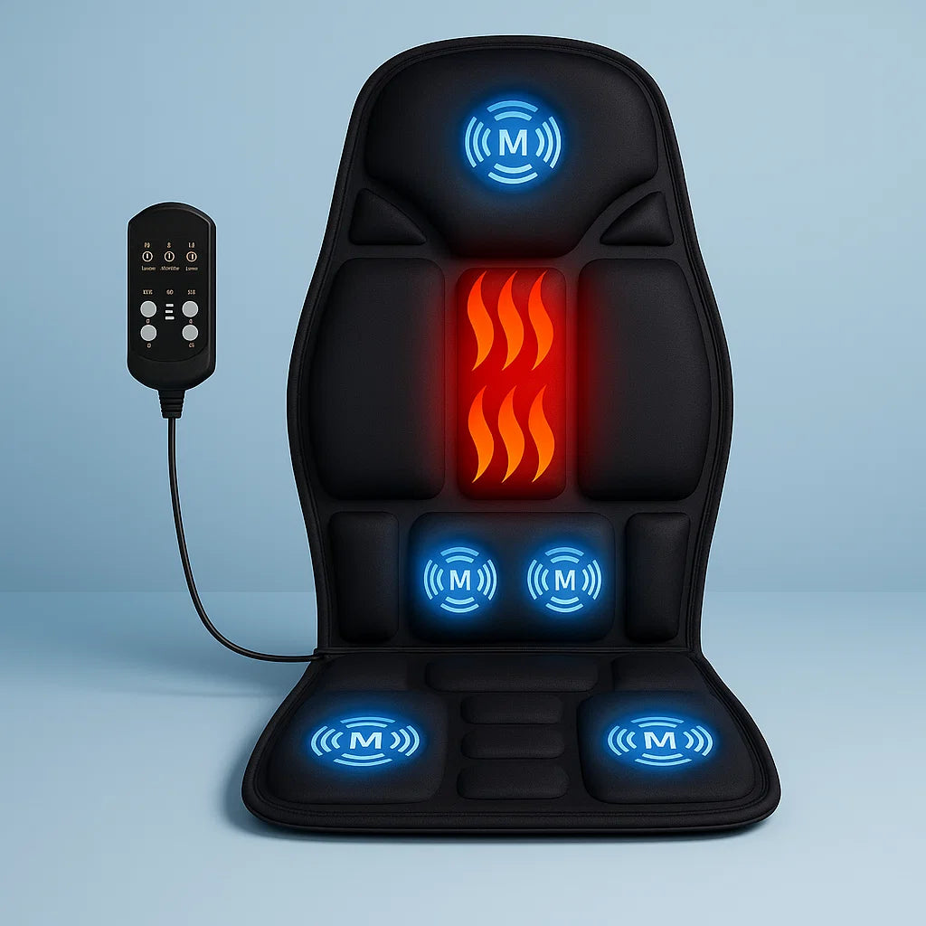 Premium Back Massager for Chair with Heat Therapy