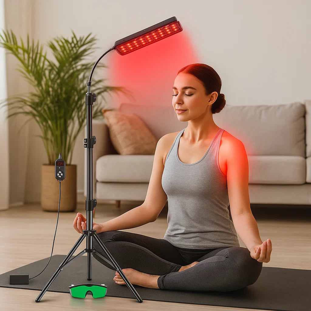 Red Light Therapy Lamp with a Stand