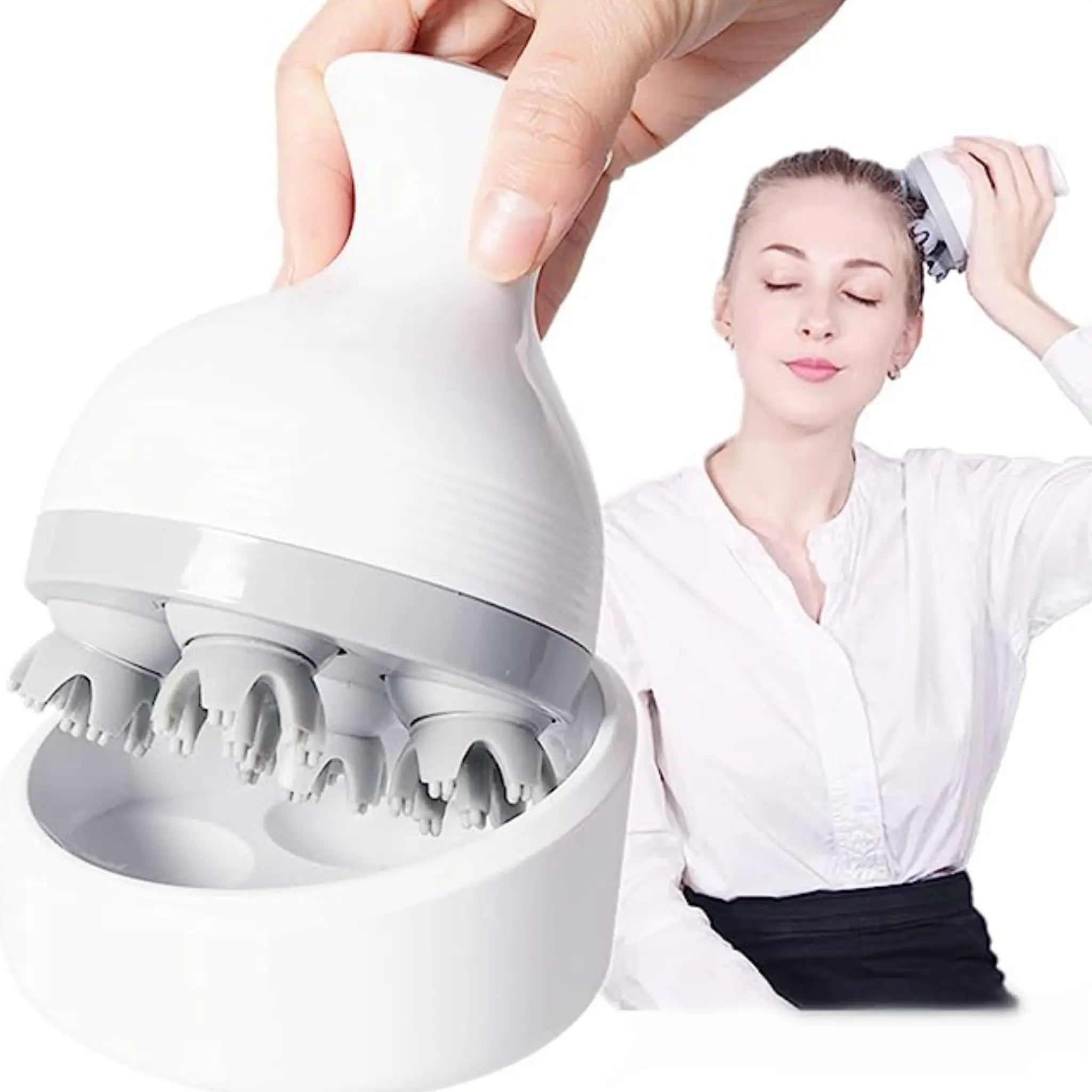 HeadEase™ Portable Electric Scalp Massager & Head Scratcher