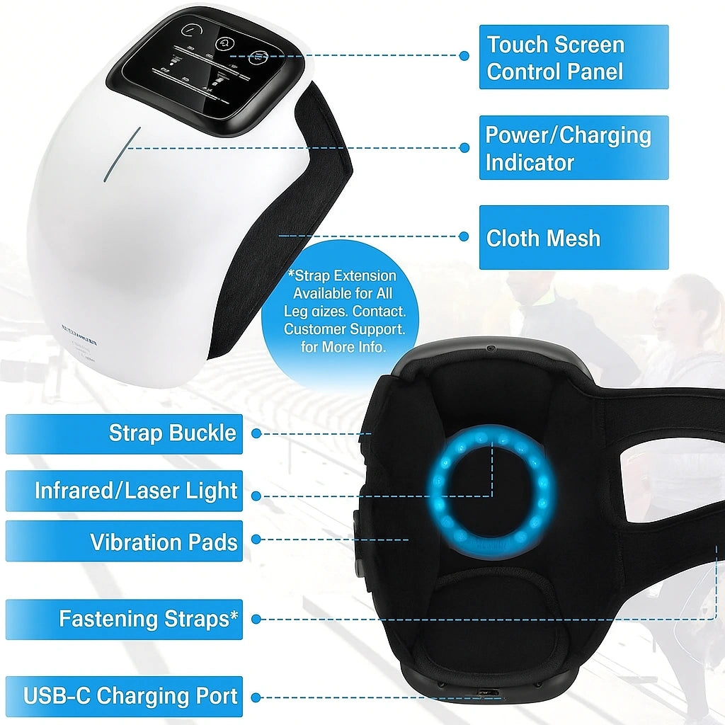 Knee Massager Machine with Heat and Compression