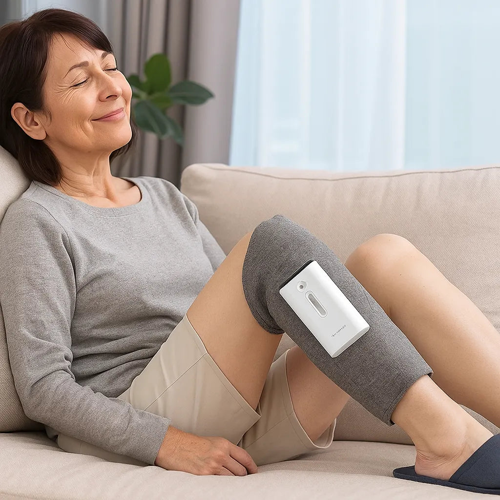 Air Compression Leg and Calf Massager with Heat
