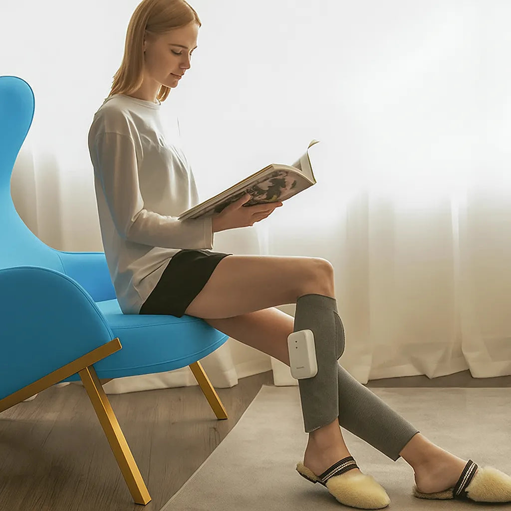Air Compression Leg and Calf Massager with Heat