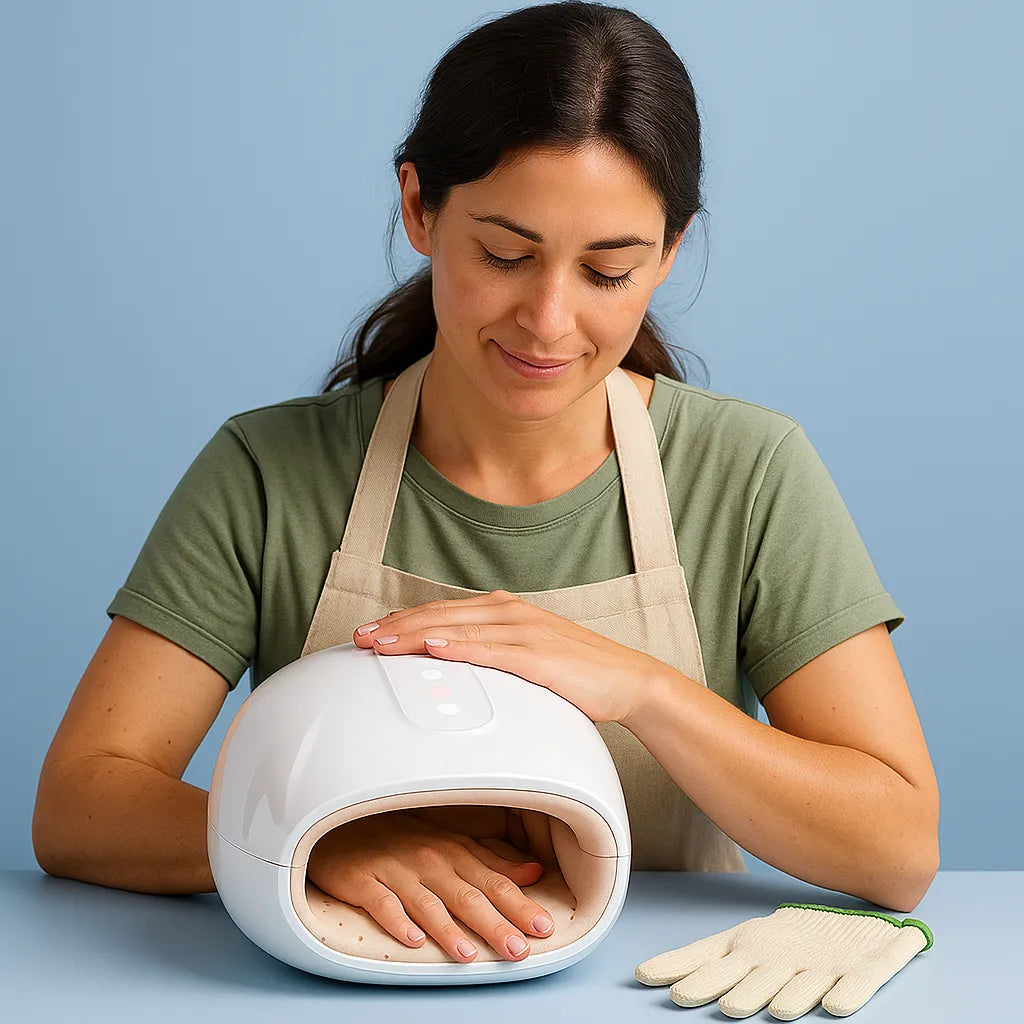 Air Compression Hand Massager with Heat Therapy