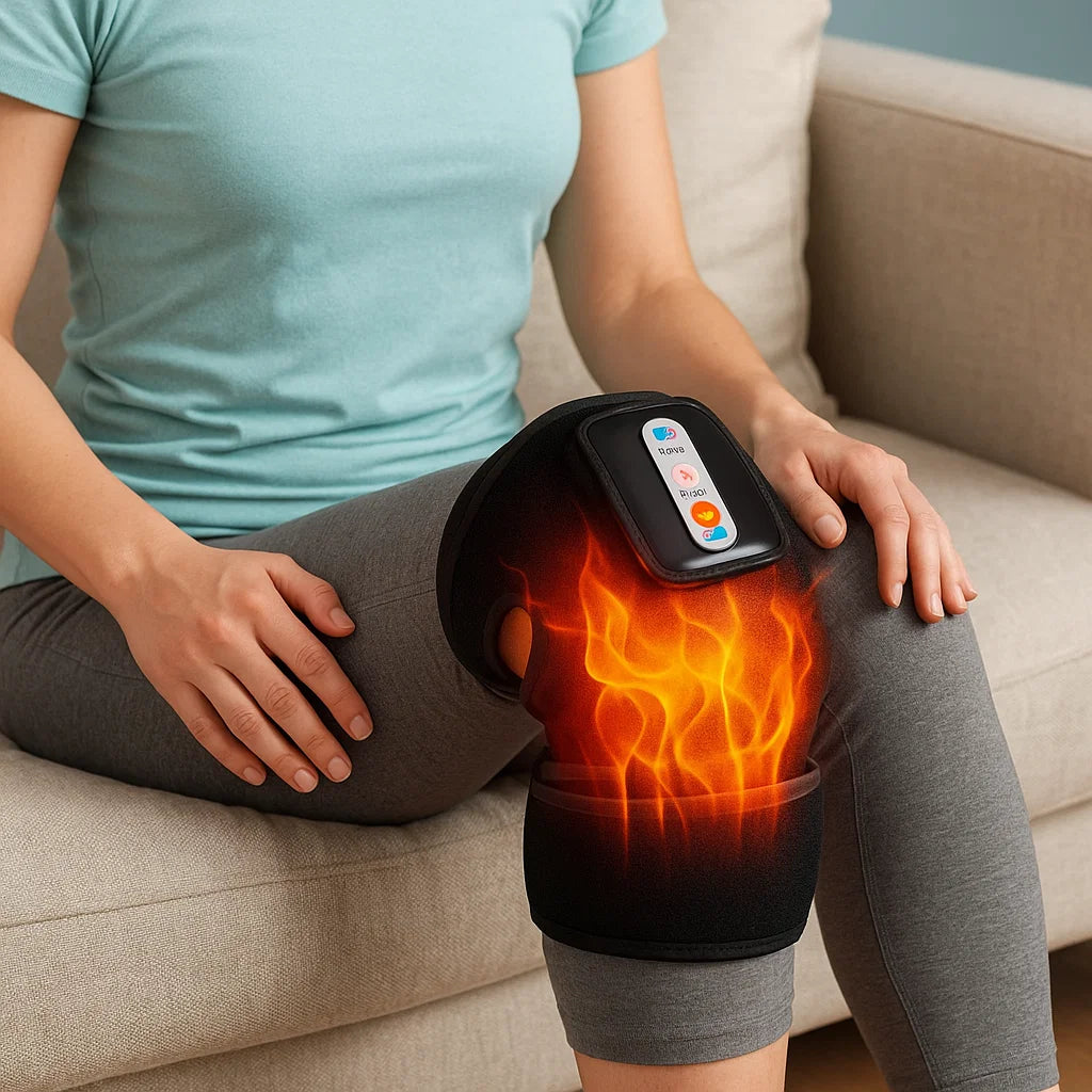 Heated Knee Massager with Vibration Therapy