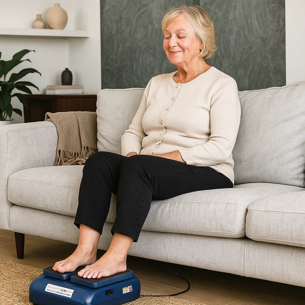 Electric Leg Massager and Walking Machine for Pain Relief