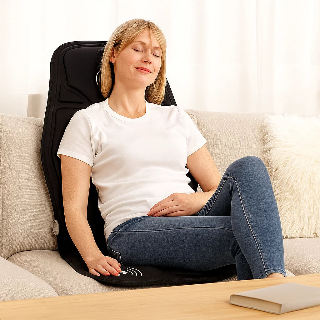 Premium Back Massager for Chair with Heat Therapy