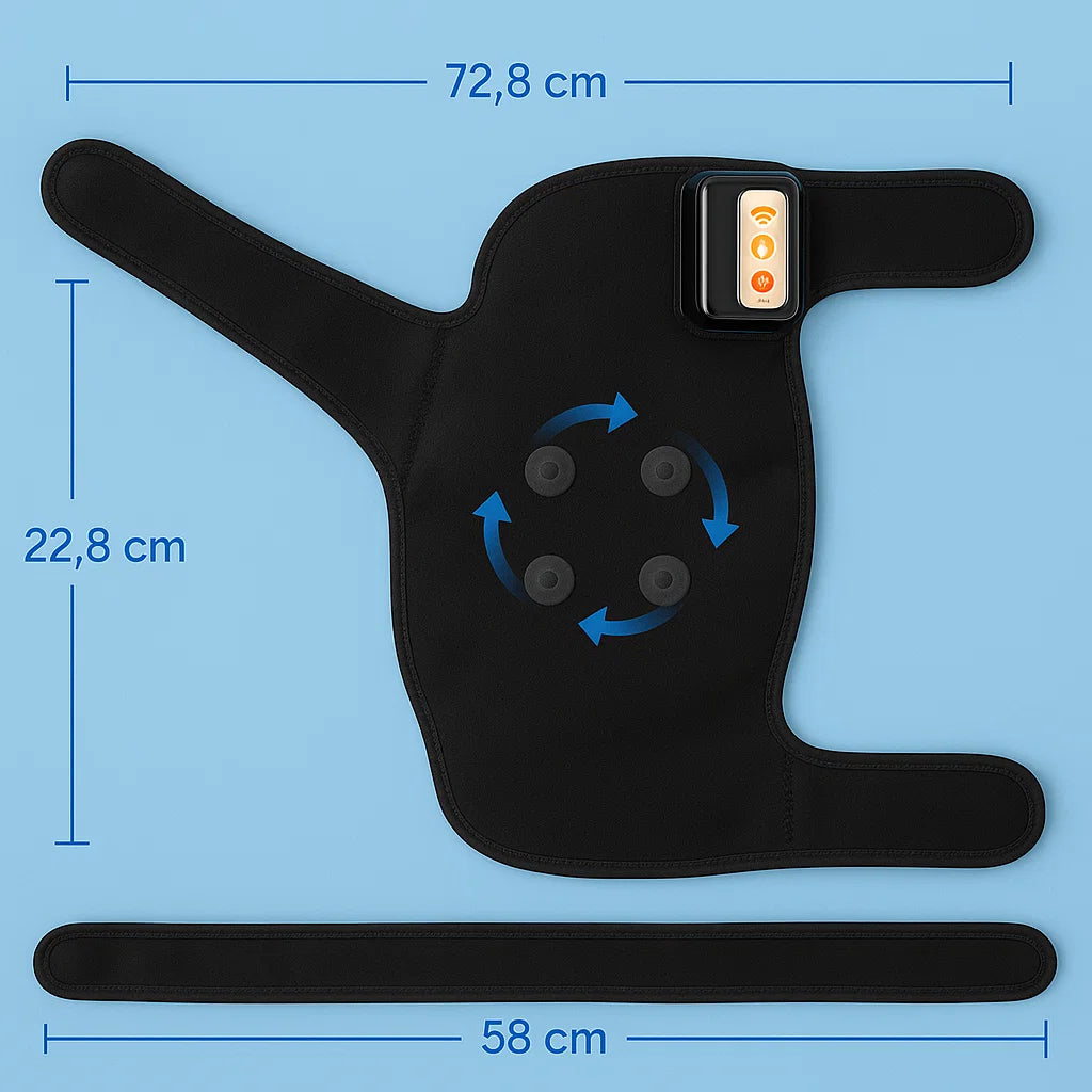 Heated Knee Massager with Vibration Therapy