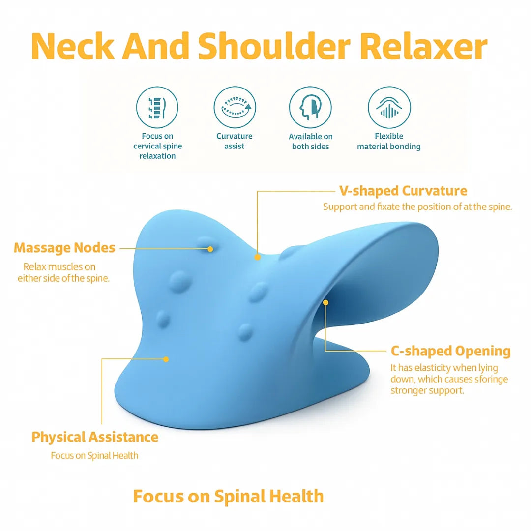 CloudRelief™ Neck Stretcher Pillow for Neck Pain Relief