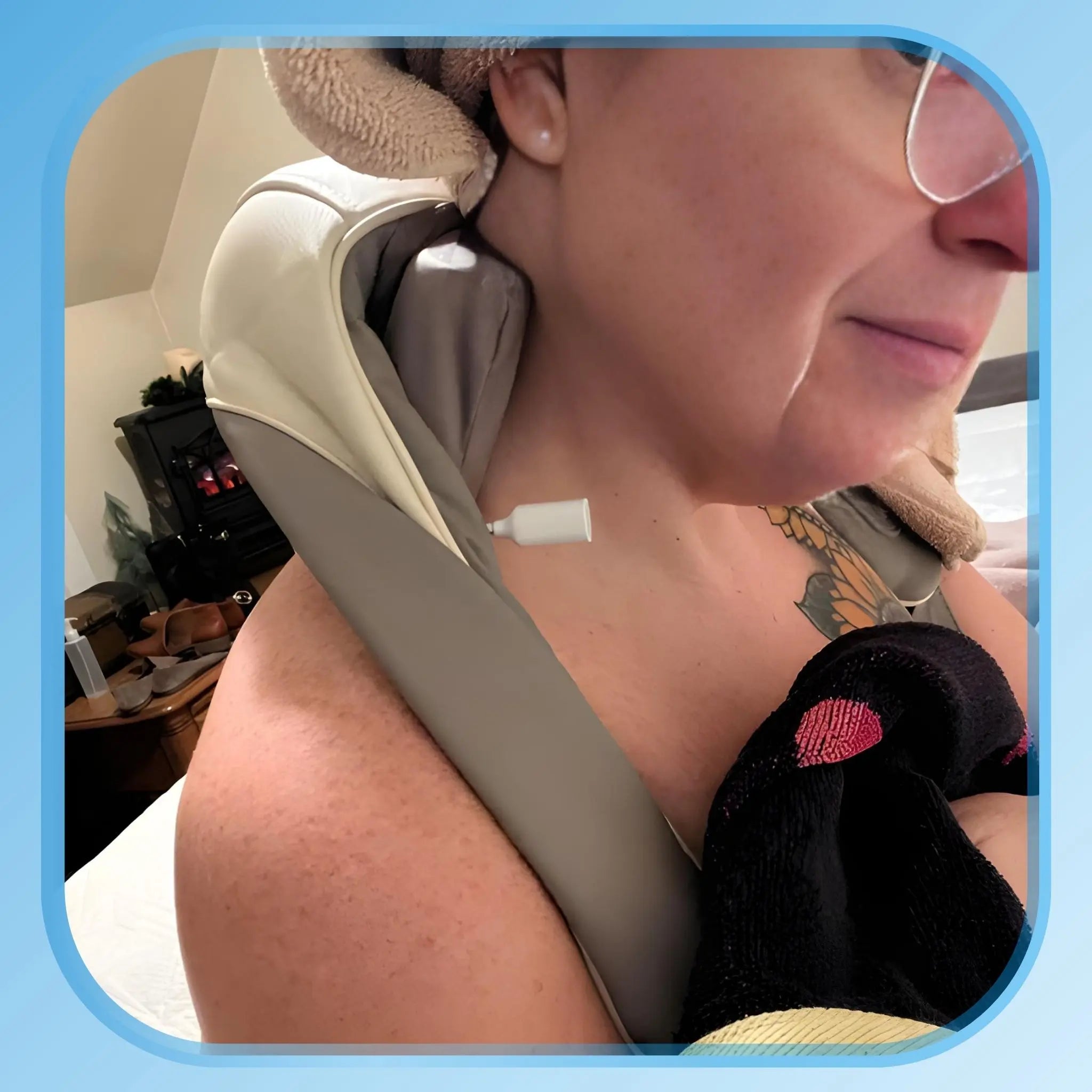 Shiatsu Neck and Shoulder Massager with Heat Therapy