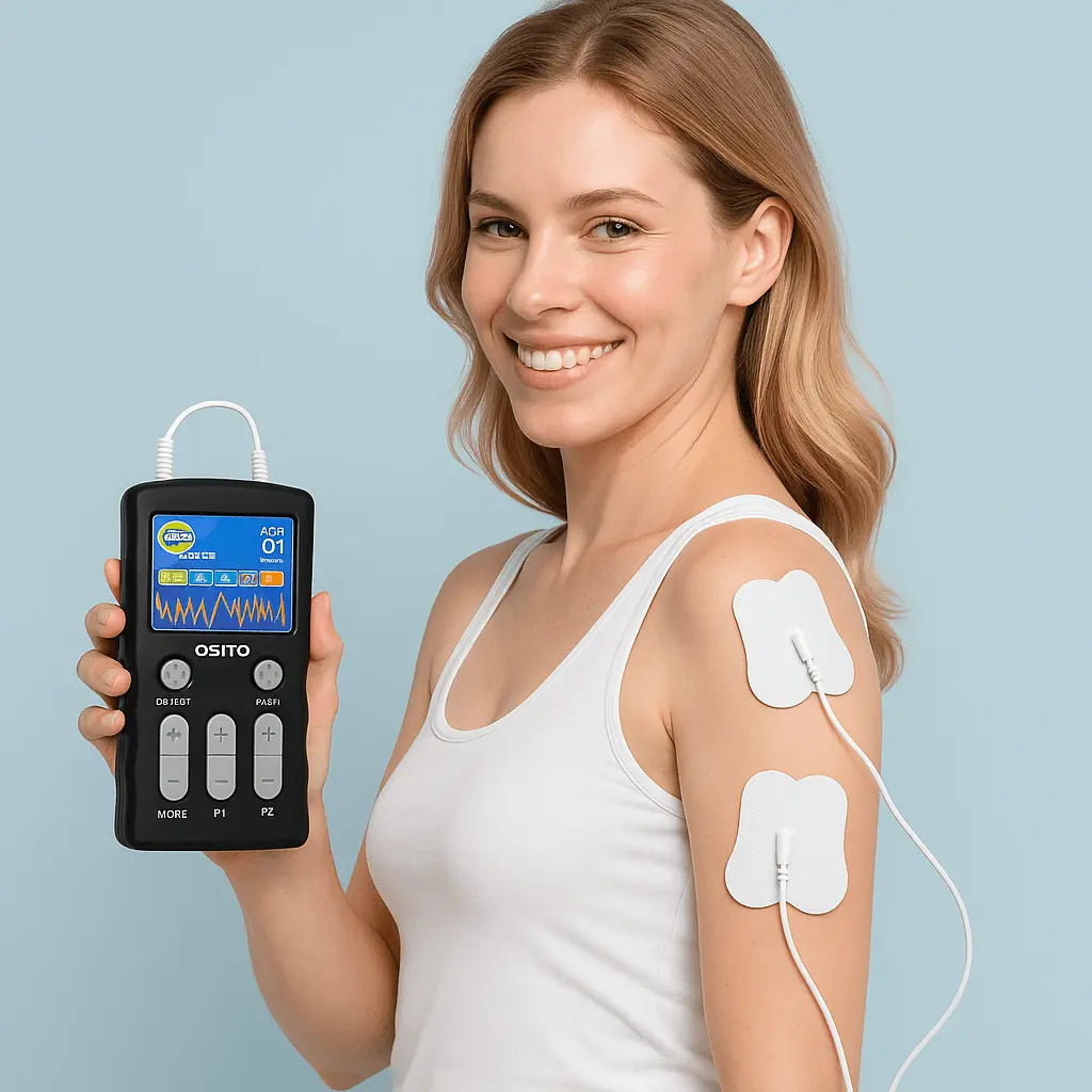 TENS EMS Massager for Ache Relief and Muscle Recovery
