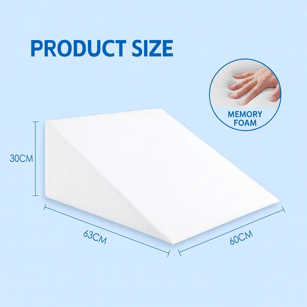 Wedge Pillow for Back Pain Relief and Better Sleep