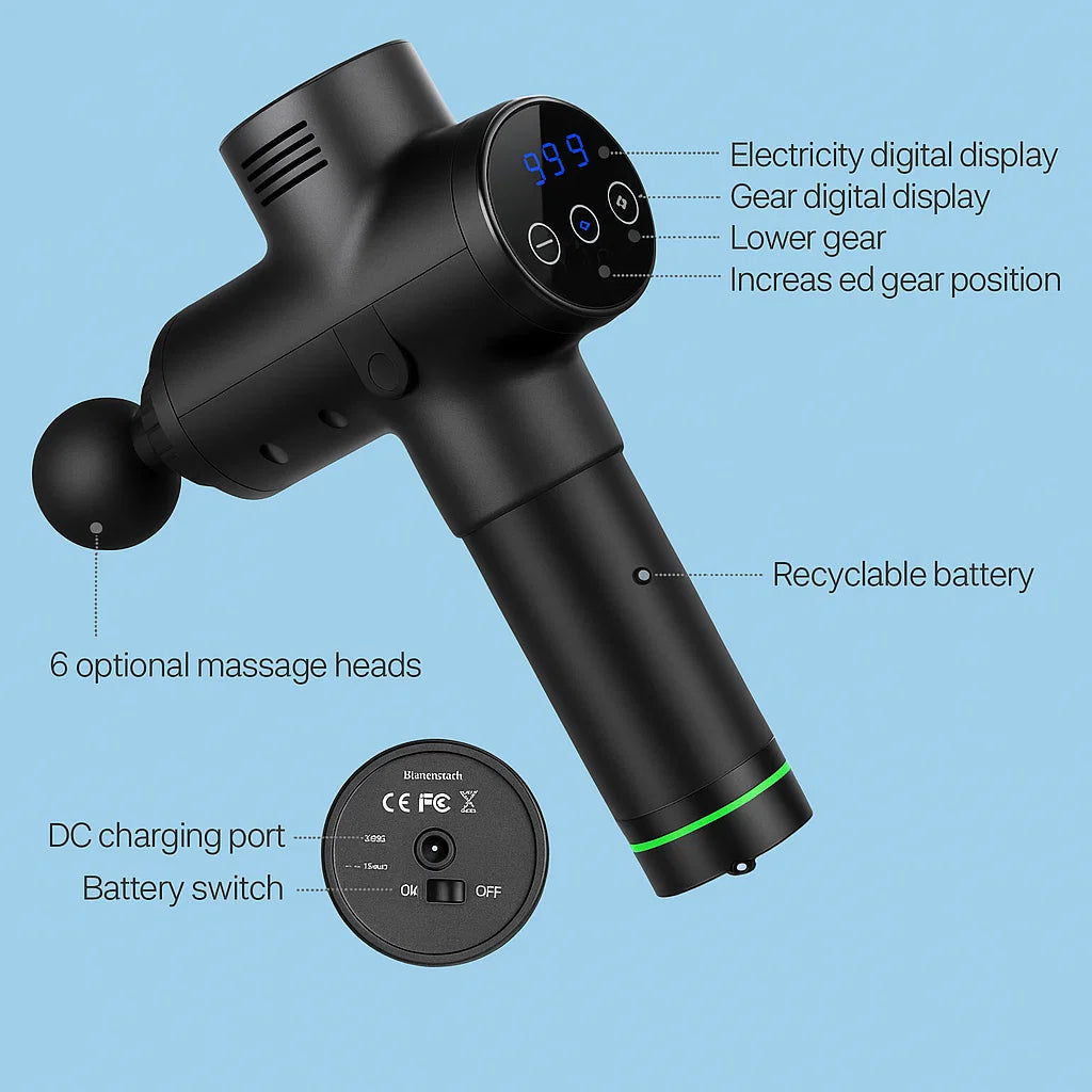 Professional Percussion Massager for Deep Tissue Muscle Recovery