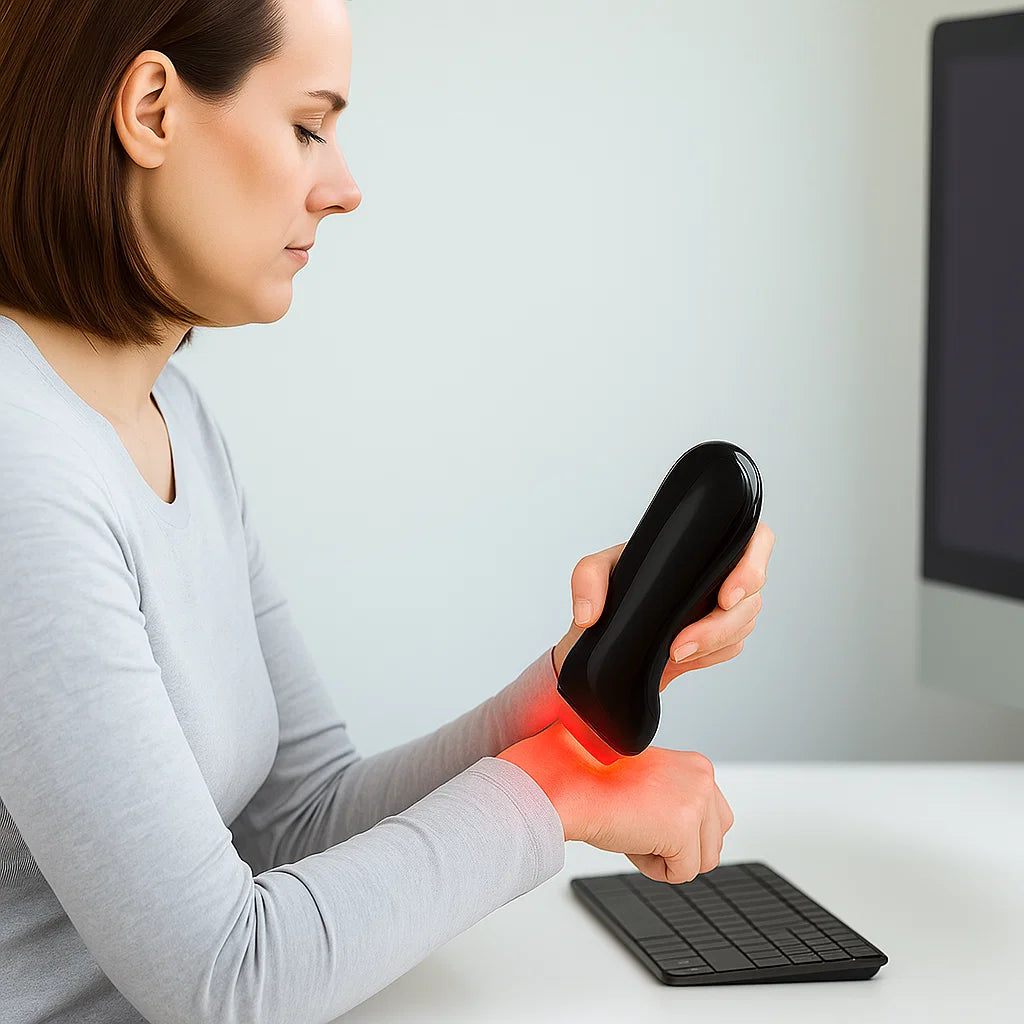 Handheld Light Therapy for Discomfort and Joint Stiffness