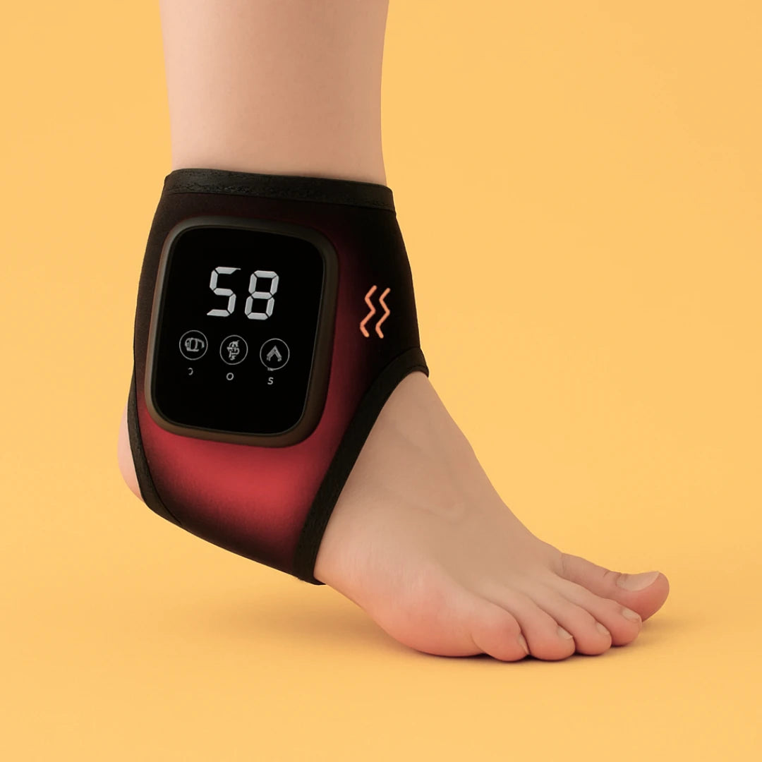 Heated Ankle and Foot Wrap for Pain Relief and Injury Recovery