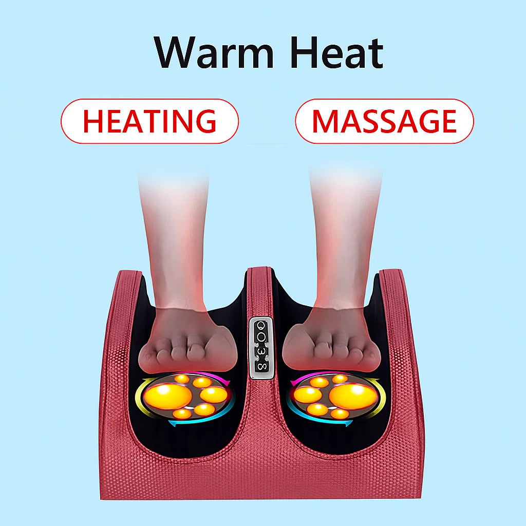 Electric Foot Massager with Heat Therapy
