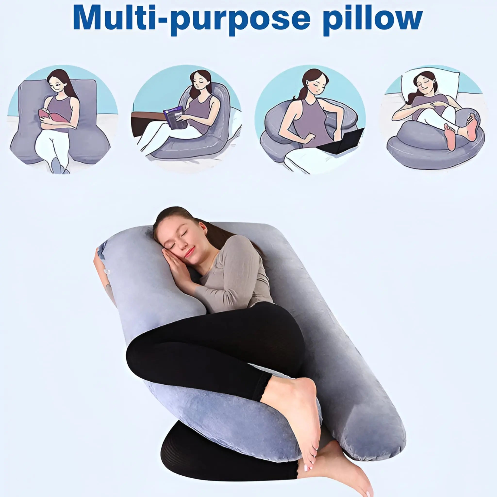 DreamNest™ Body Pillow for Pregnancy